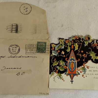 Christmas Card with Envelope