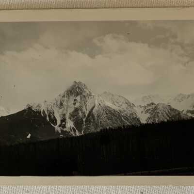 'Roche Deboule from highway Hazelton - May 1943'