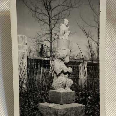 'Indian Grave Old Hazelton Cemetery Sept 1946'