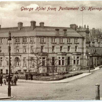 'George Hotel from Parliament St. Harrogate' 1905