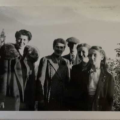 ‘At Forestry lookout… Hazelton - June 1945’