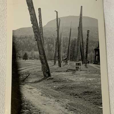 ‘Totems at Kispiox June 1944’