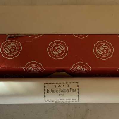 'I'll be With you In Apple Blossom Time' Piano Player Roll