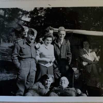 ‘Convoy in Camp… Hazelton - Easter 1944’