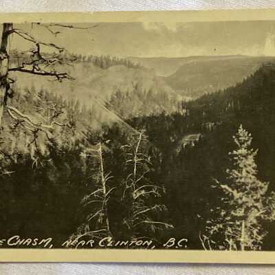 'The Chasm Near Clinton BC'