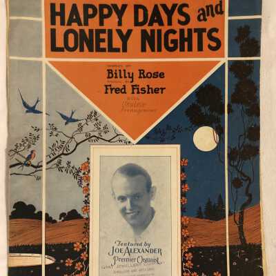 'Happy Days and Lonely Nights' Sheet Music