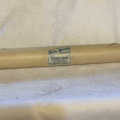 'Hawaiian Dreams' Player Piano Roll