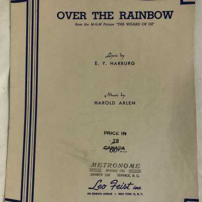 'Over the Rainbow' Sheet Music