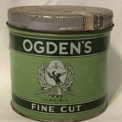 'Ogden's Fine Cut' Tobacco Can