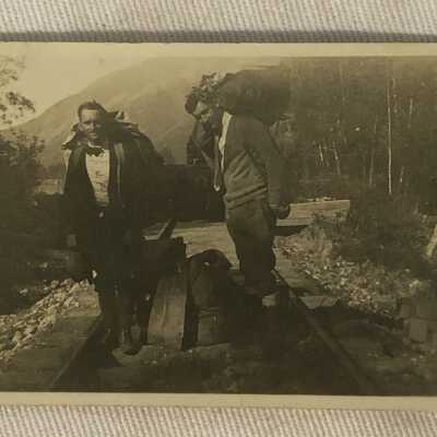 'First Mail to Terrace after Flood'