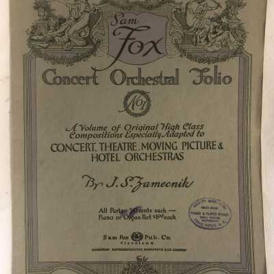 '1st Violin Sam Fox Concert Orchestral Folio No 1'