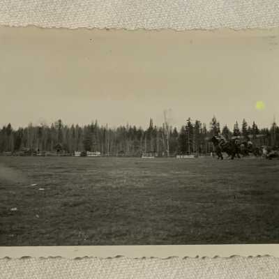 ‘Indian Stampede - Kispiox May 1949’