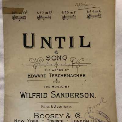 'Until' Sheet Music