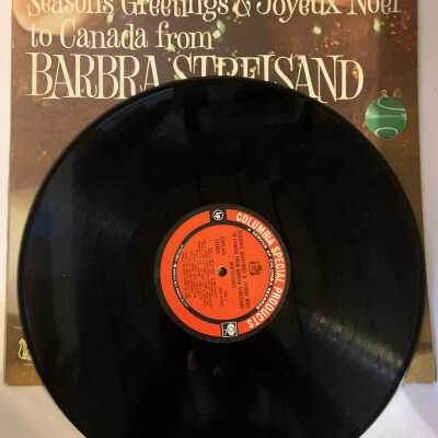 'Barbra Streisand; Season's Greetings & Joyeaux Noel to Canada' Record