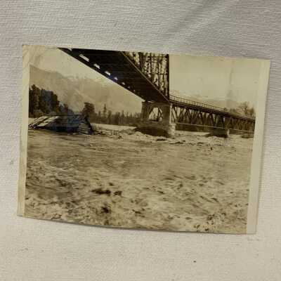 Skeena Flood, House Under Bridge
