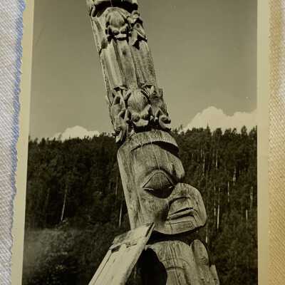 ‘… Pole of Kweenu - Kitwancool June 1944’