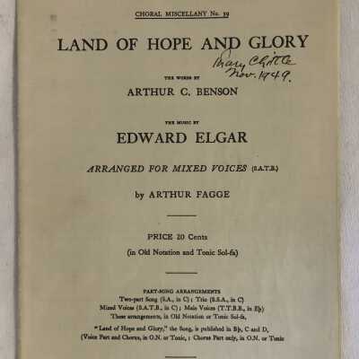 'Land of Hope and Glory' Sheet Music