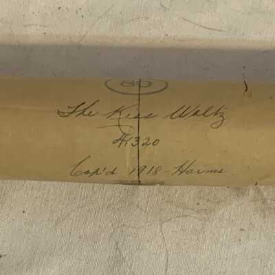 'The Kiss Waltz' Player Piano Roll