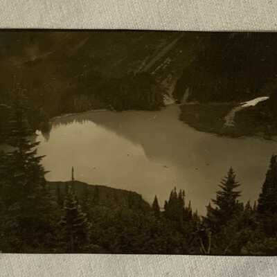 ‘Green Lake on Roche Deboule July 1944’