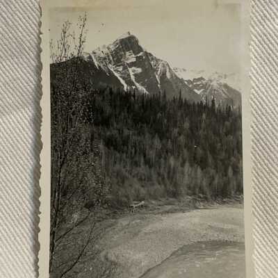 'Roche Deboule + Bulkley River from Hagwilget May 1949'