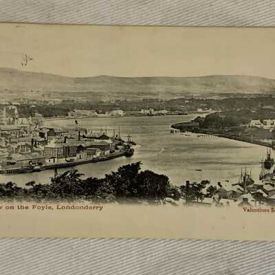 'View on the Foyle, Londonderry' 1905