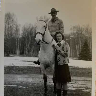 ‘Tony West, Connie Weir, Hazelton - March 1945