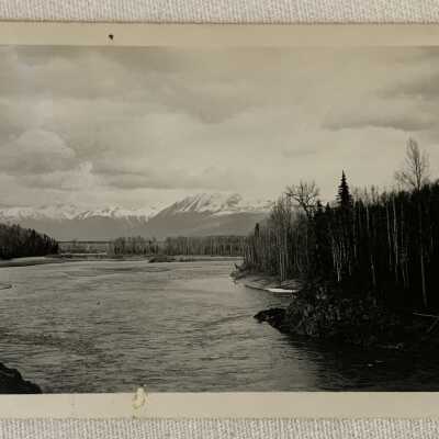 '... Babine Mtn. from Four Mile Bridge 1944'