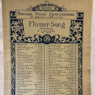 'Flower Song' Sheet Music