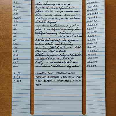 Skeenaview Hospital maintanence sheet