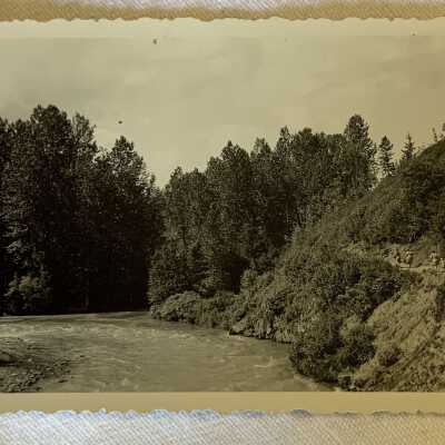 ‘Junction of Kitwanga and Kitwancool Rivers… June 1944’