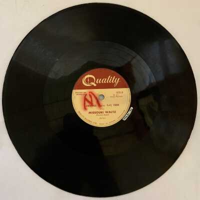 'Let me Call you Sweetheart; Missouri Waltz' Record