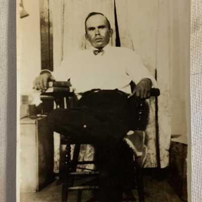 Harry Hunka in Chair