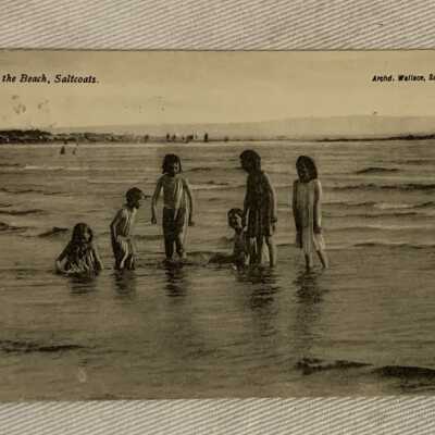 'On the Beach, Saltcoats' 1905
