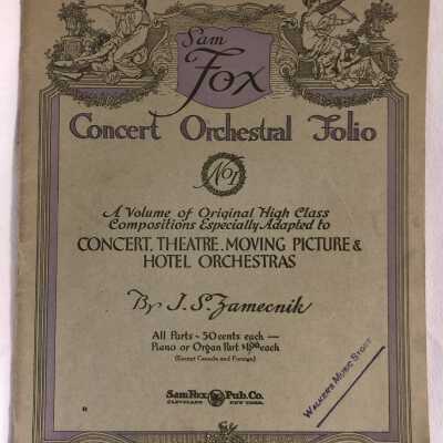 'Piano Sam Fox Library Orchestra Folio No 1'