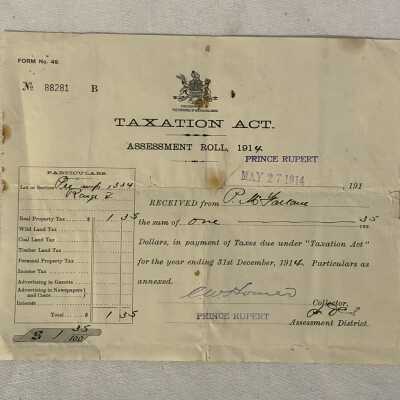 'Taxation Act 1914'