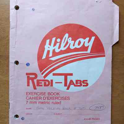 Gate Receipt Book 1987 # Two