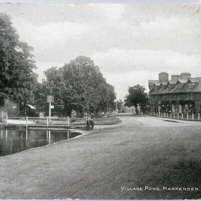'Village Pond, Harpenden' 1905