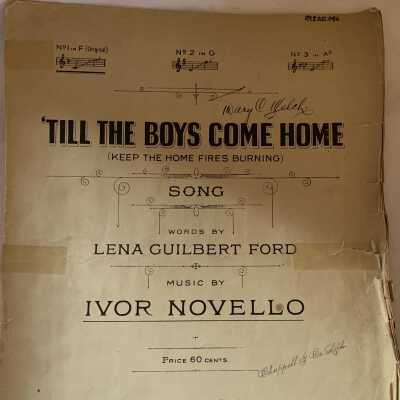 'Till the Boys Come Home' Sheet Music