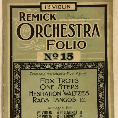 '1st Violin Remick Orchestra Folio No 15'