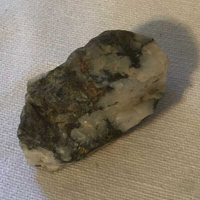 Quartz Chalcopyrite Rock
