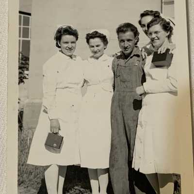 'W.M. Hospital Hazelton 1943...'
