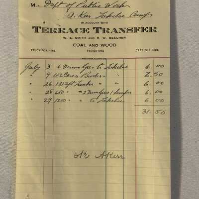 'Terrace Transfer 1930'
