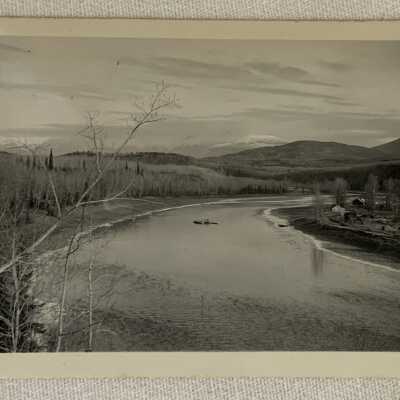 'Skeena Ferry from Elliott's Road Hazelton Nov. 1942'
