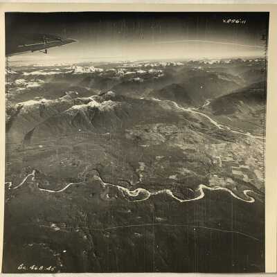 1947 Air Survey Photo of Kalum River