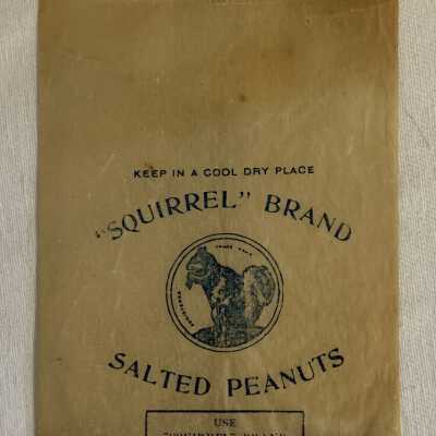 'Squirrel Salted Peanuts' Bag