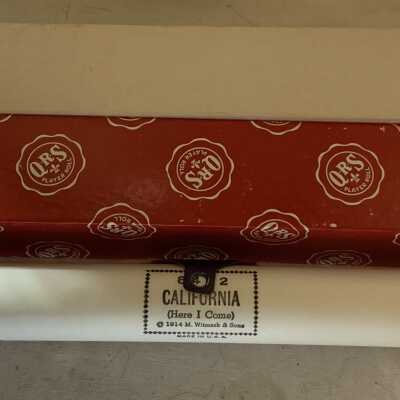 'California, Here I Come' Piano Player Roll