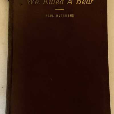 'We Killed A Bear'