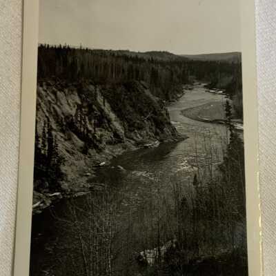 ‘… Bulkley River from highway… April 1943’