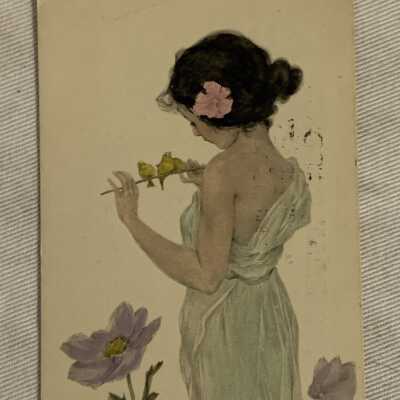 Woman with Birds