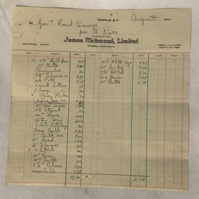'James Richmond Limited 1930'